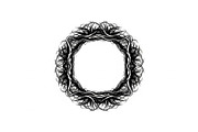 Hand Drawn Wreath Frame Bundle, an Illustration by yasushie (Thumbnail 44 of 51)
