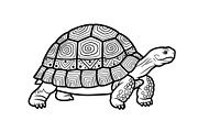 Turtle Line Art Illustration Bundle, an Illustration by Creativeshirt (Thumbnail 42 of 48)