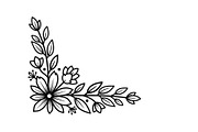 Floral Corner Ornament Clipart Bundl, an Illustration by Creativeshirt (Thumbnail 47 of 48)