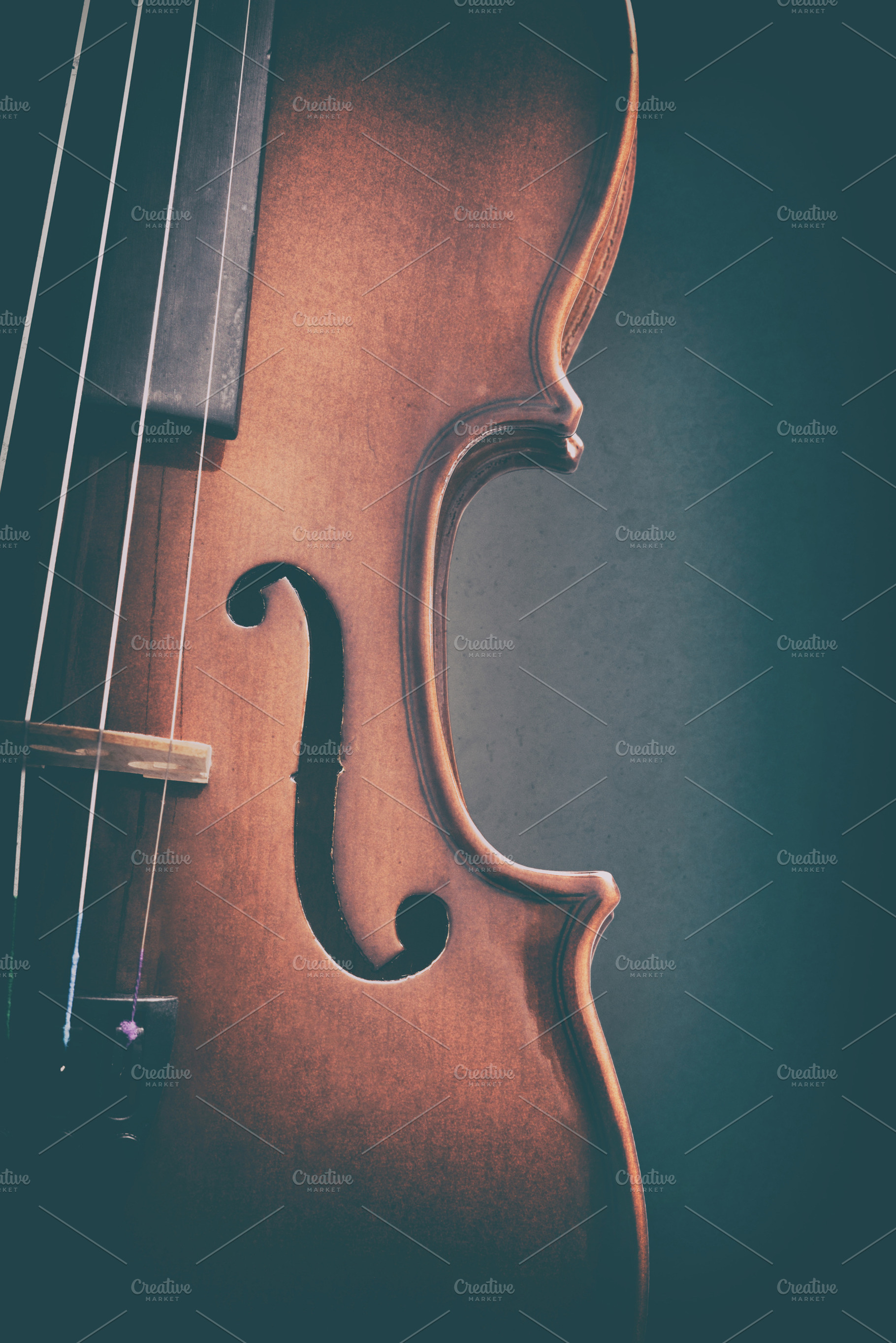 Violin detail vintage, an Arts & Entertainment Photo by Davizro's Market