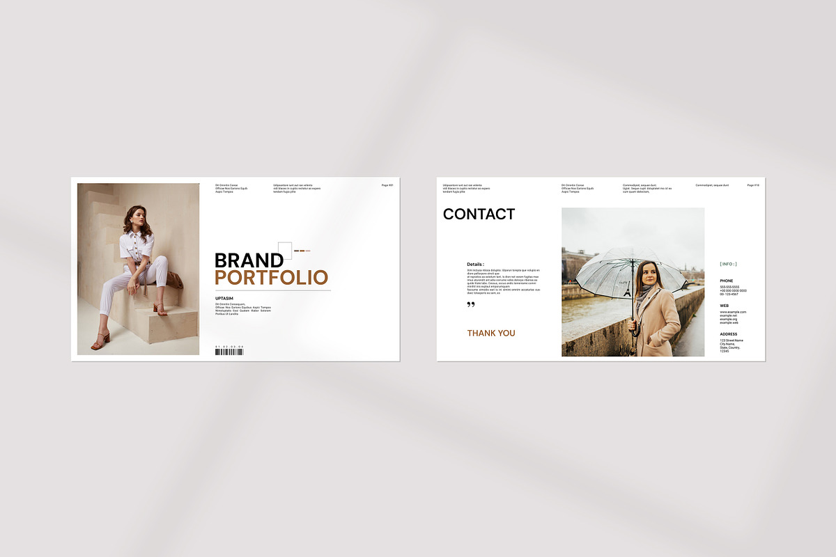Brand Portfolio Presentation Templat, a Presentation Template by PrintIdea (Photo 6 of 6)