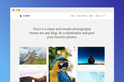 Floro Tumblr Photo Theme, a Websites & App Template by Dabu Themes (Thumbnail 1 of 9)