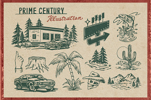 Prime Century - Hand Drawn Font Duo