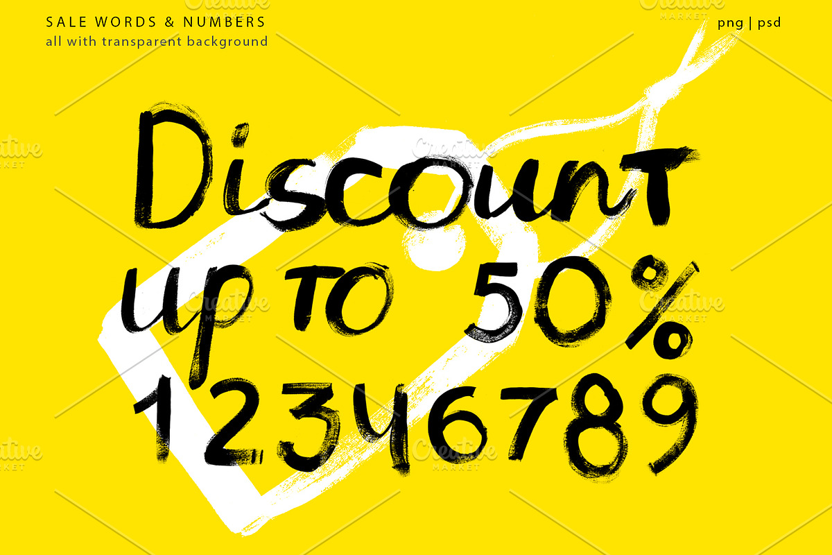 Gouache Black Friday & Sale Designs, an Illustration by ⚞ Kind Illustration ⚟ (Photo 8 of 8)
