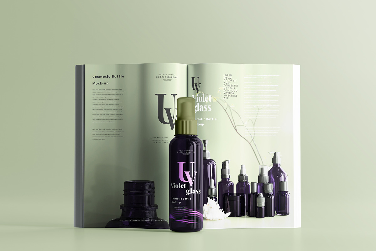 220+ Violet Glass Mock-up Bundle, a Cups & Container Mockup by pmvch (Photo 171 of 199)