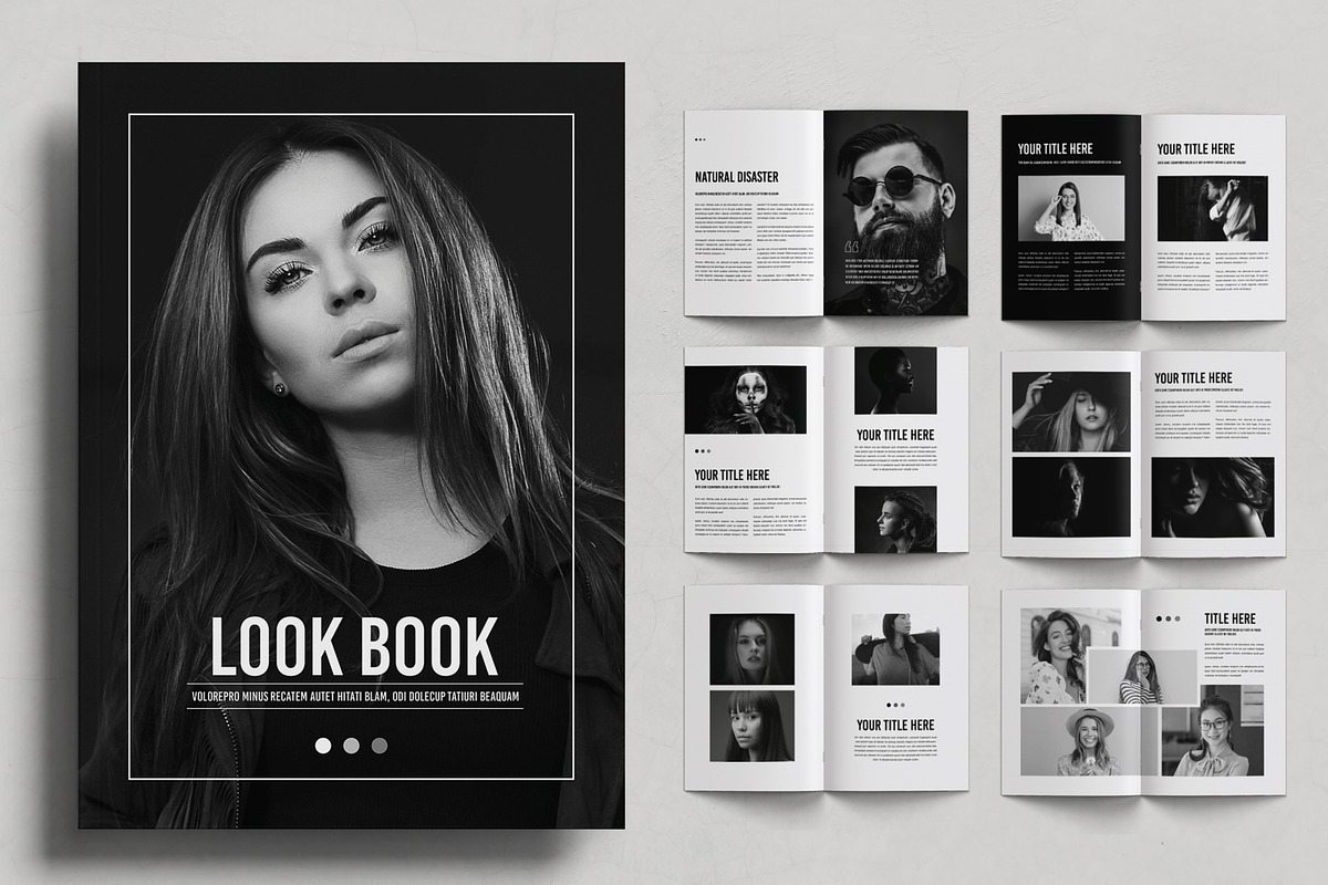 Look Book Template Layout, a Magazine Template by ContestDesign (Photo 1 of 3)