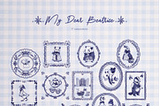 MyDear Beatrice: Vintage English set, a Decorative Illustration by ArtPavo (Thumbnail 12 of 15)