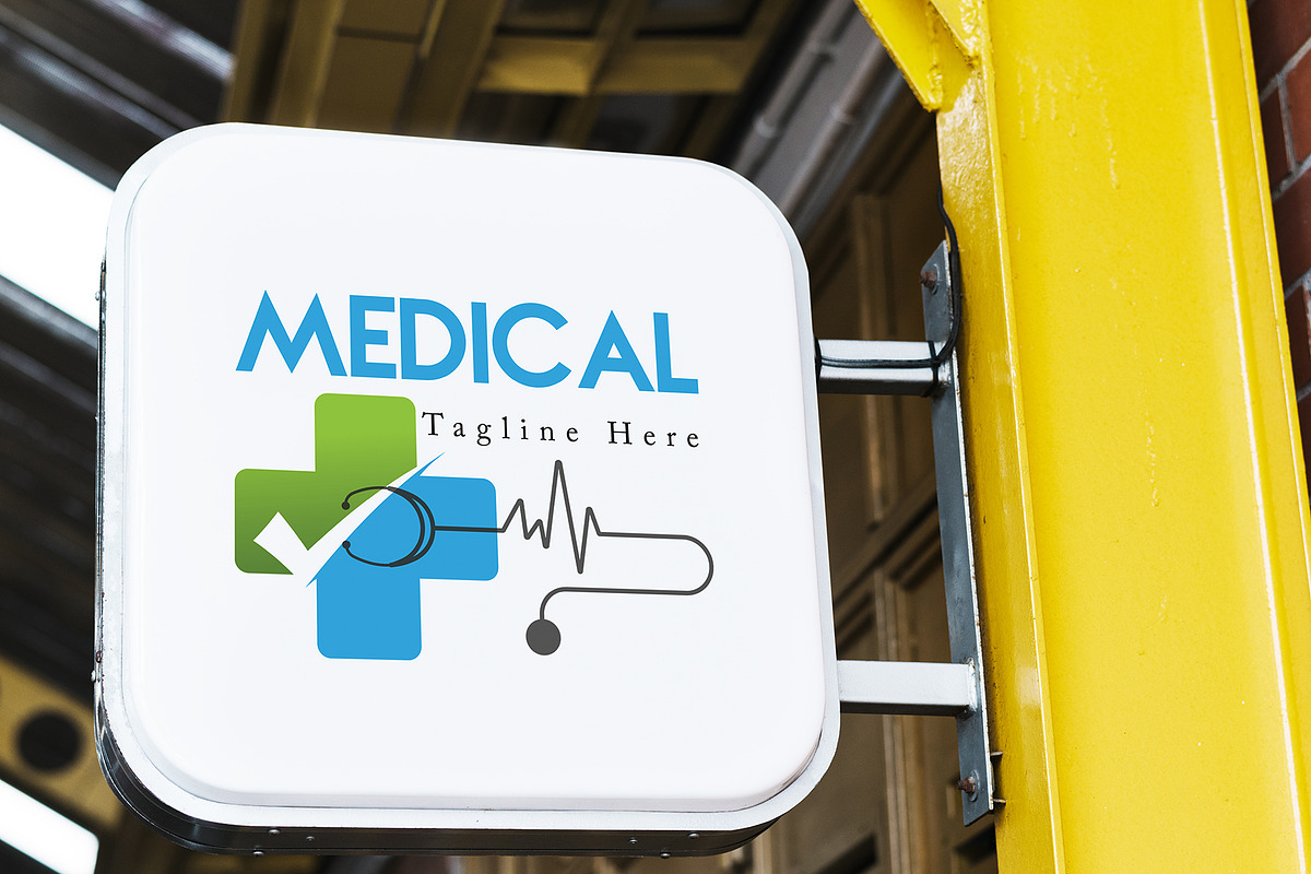 Health Care Logo Design Template, a Branding & Logo Template by YUDesignStore (Photo 6 of 6)