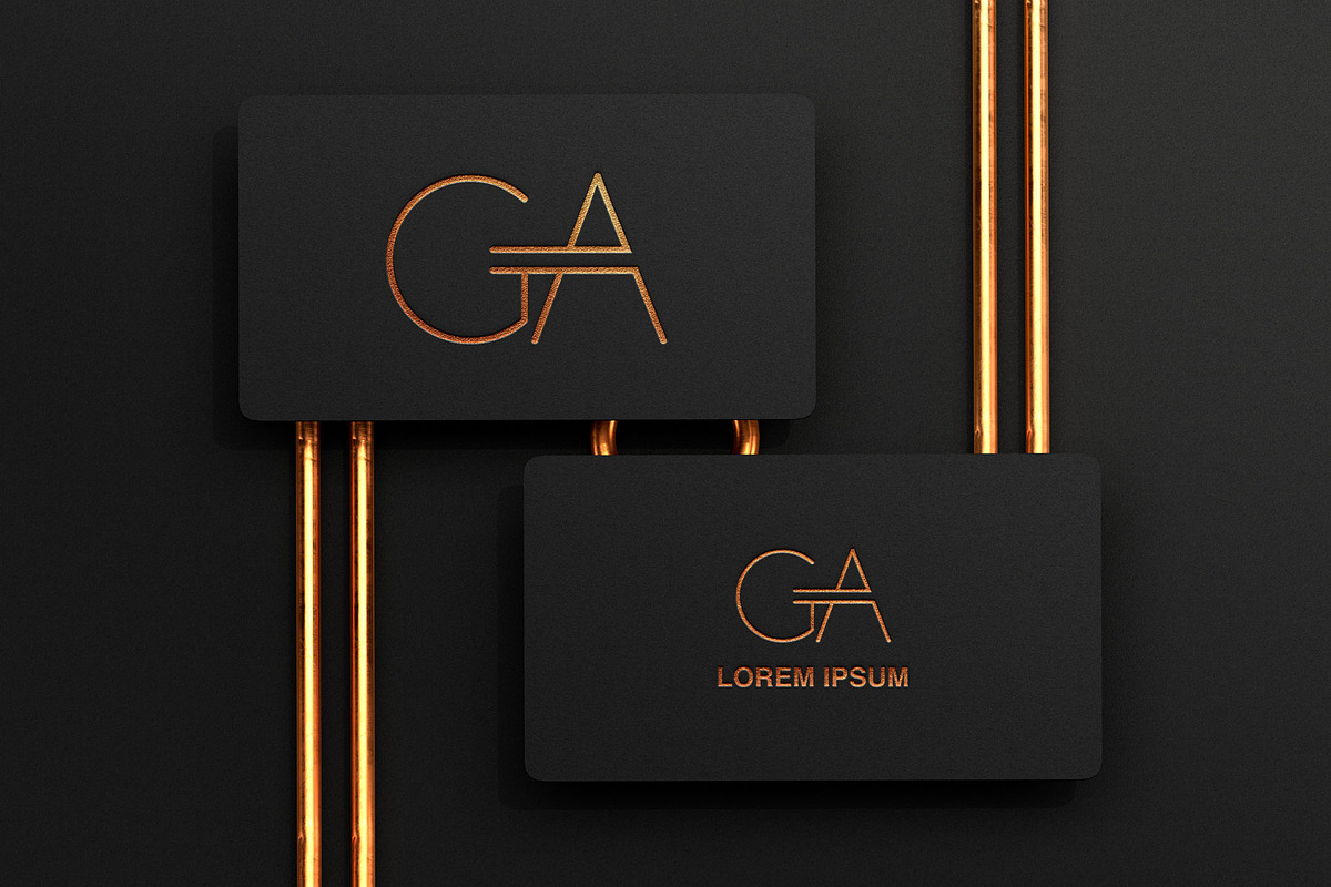 GA, AG Abstract Logo Design., a Branding & Logo Template by art_creater (Photo 2 of 2)