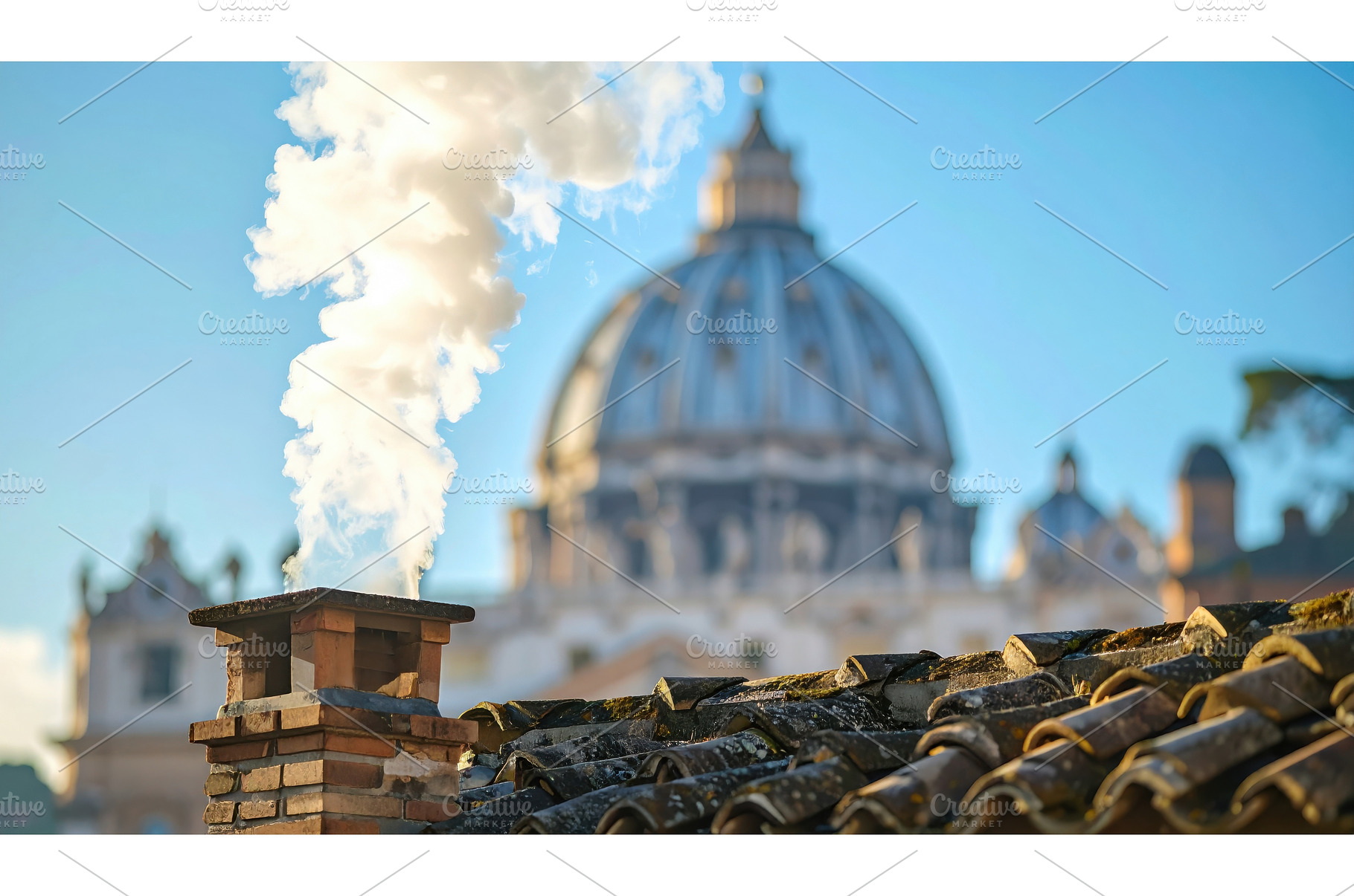 White smoke rising from chimney at, an Architecture Photo by Igor Tichonow