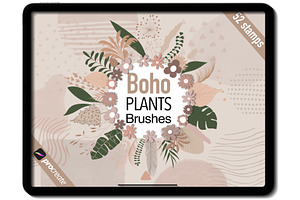 Procreate Boho Plant Brushes