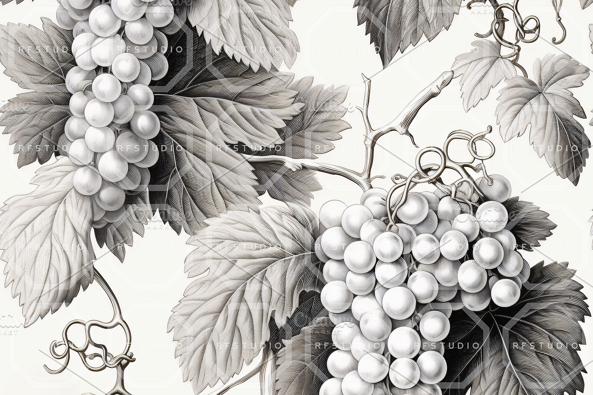 GYPSY GRAPES. Seamless Pack, a Texture Illustration by RefinedFantasyStudio (Photo 2 of 9)