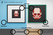 Art Gallery Mock-up, a Print Template by Madbiologist (Thumbnail 3 of 5)