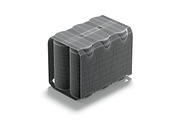White Six 550ml Can Pack 3D Model, an Object 3D Model by rebrandy (Thumbnail 8 of 9)