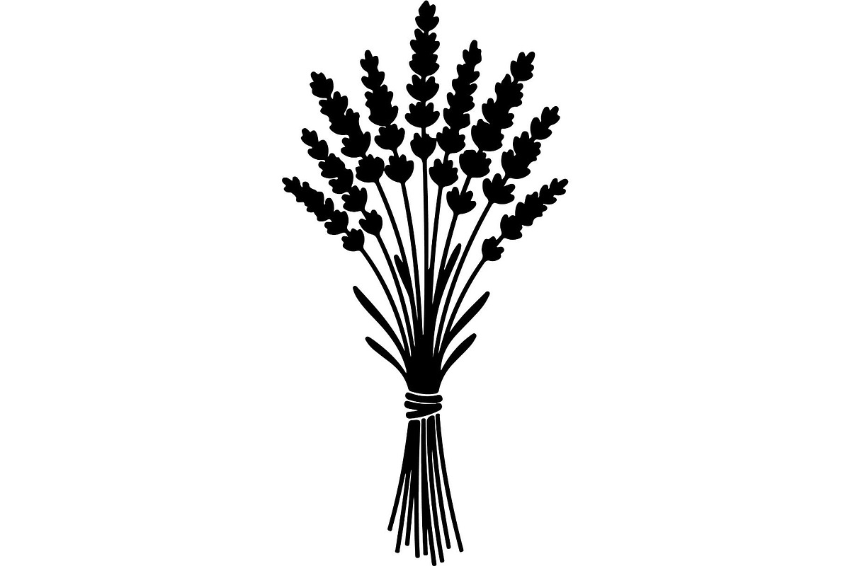 Lavender Flower Silhouette, an Object Graphic by Designer_Momina (Photo 7 of 20)