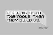 Oryn Bold Geometric Tech Font, a Sans Serif Font by Ebad Designs (Thumbnail 9 of 9)
