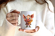 Watercolor Cute Little Farm Clipart, an Illustration by CreationArt (Thumbnail 4 of 9)