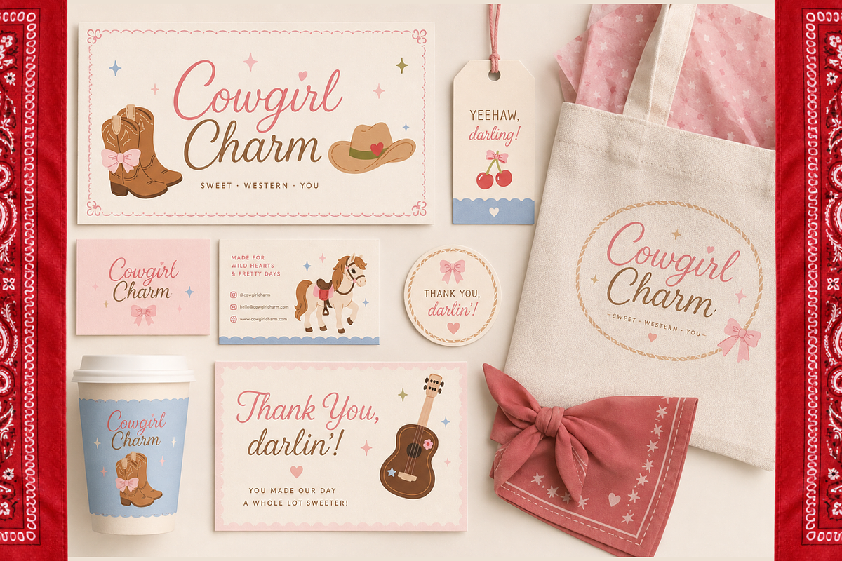 Cowgirl Charm Illustrations, an Object Illustration by Digitaliya (Photo 5 of 7)