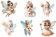 Mascot Cute Tooth Fairy Clipart, a Graphic by CitraGraphics (Thumbnail 4 of 4)
