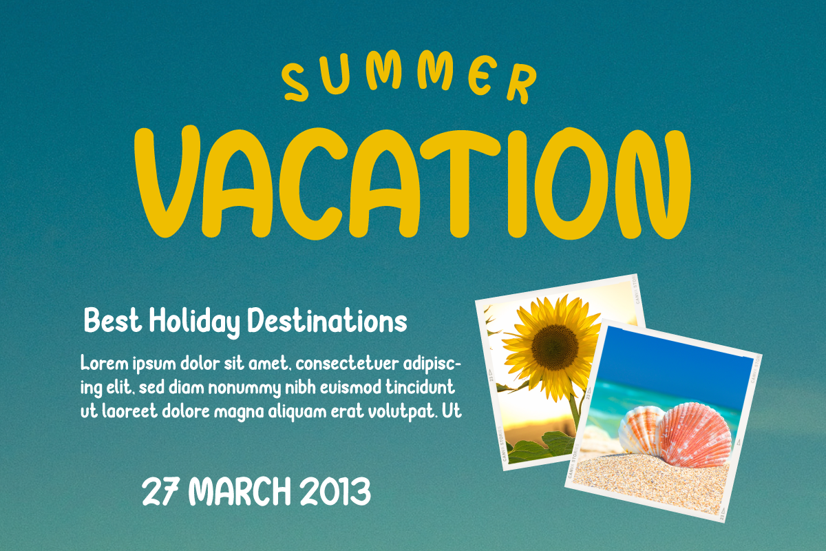 KYRAL | Summer San Serif Display, a Sans Serif Font by twinstd (Photo 3 of 10)