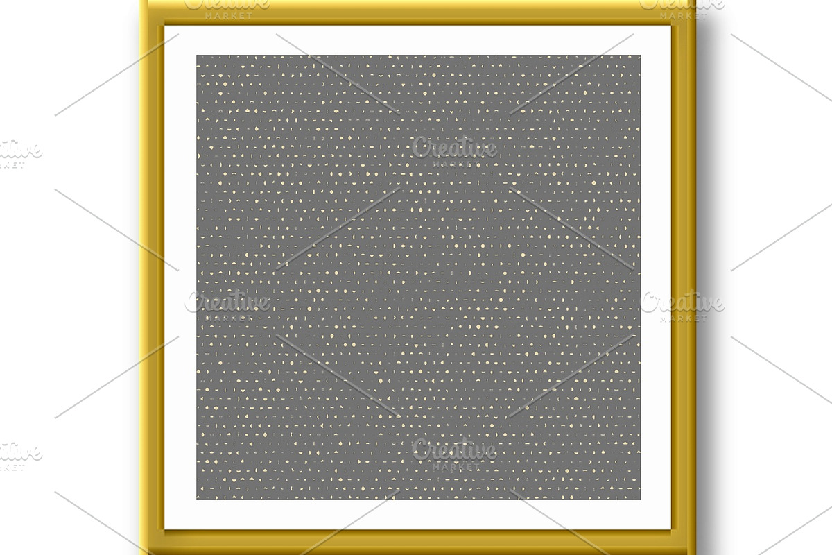 Geometric Seamless Vector Splashes, a Decorative Illustration by FineArtStudio (Photo 2 of 3)