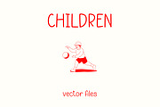 Children - Vector illustration pack, a Person Illustration by Cami Draws (Thumbnail 3 of 9)
