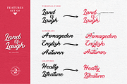 Land Of Laugh -Clean & Rough, a Script Font by Java pep (Thumbnail 13 of 20)