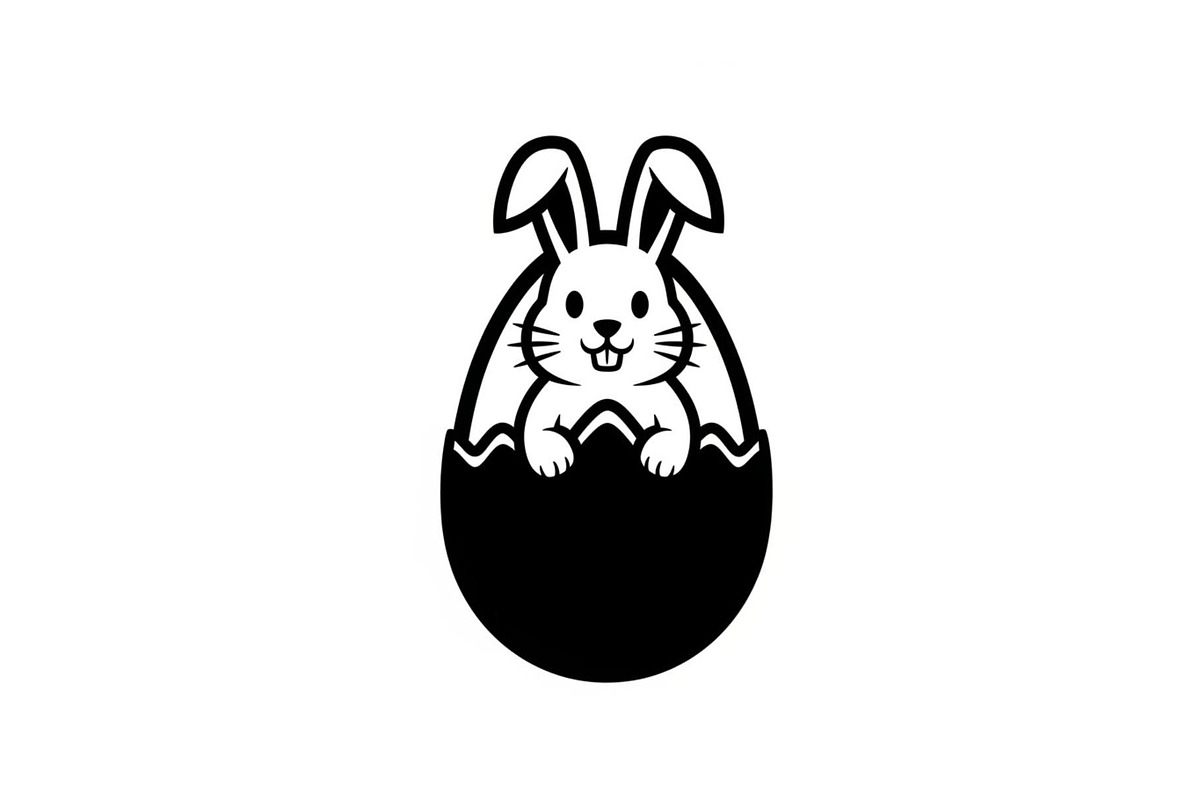 Cute Easter Bunny Silhouette bundle, an Illustration by Artivon (Photo 40 of 51)