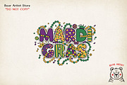Mardi Gras Hand-drawn PNG Bundle, an Object Illustration by GlitterCraft (Thumbnail 97 of 101)