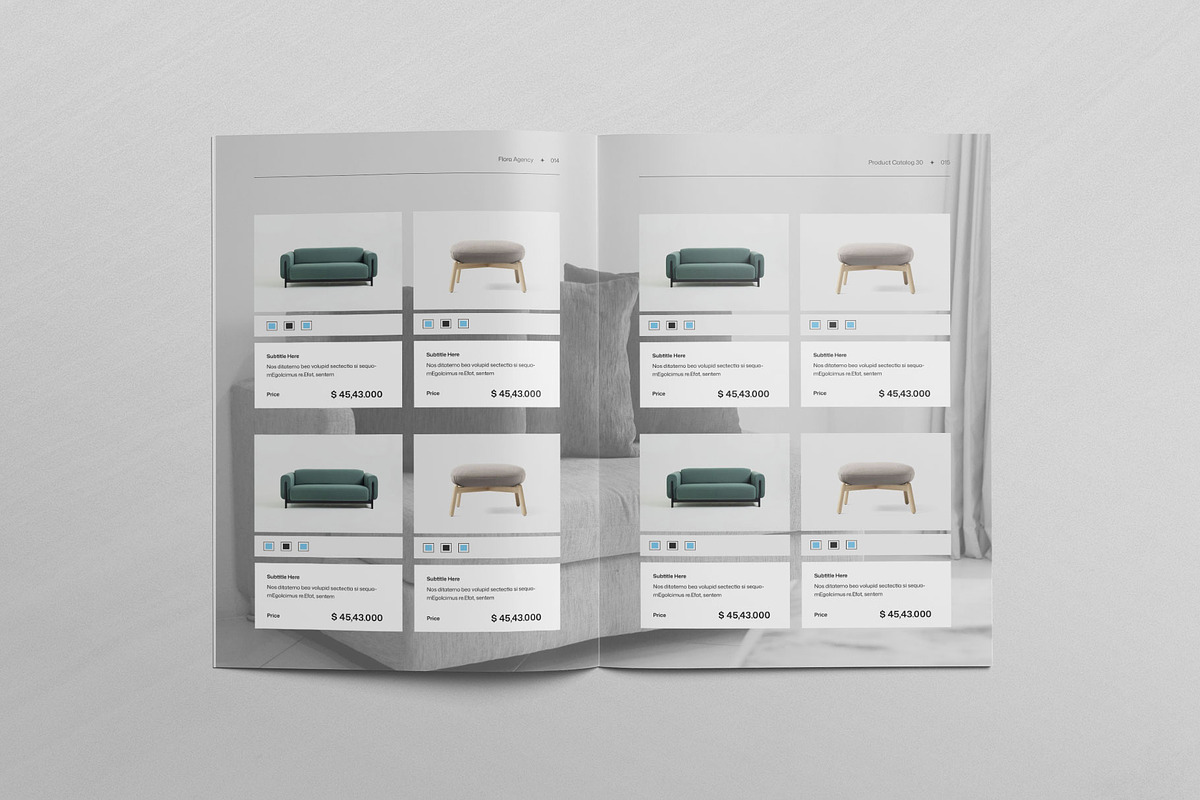 FLORA | Product Catalog Template, a Brochure Template by KreateTribe (Photo 9 of 10)