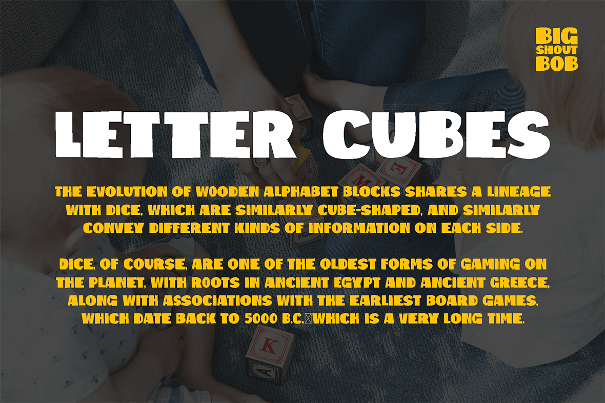 Big Shout Bob - Block Font, a Sans Serif Font by tokokoo (Photo 10 of 12)