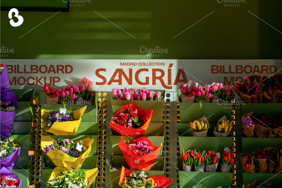 Flower Shop Billboard Mockup, an Advertising Mockup by Bruto Mockups (Photo 1 of 3)