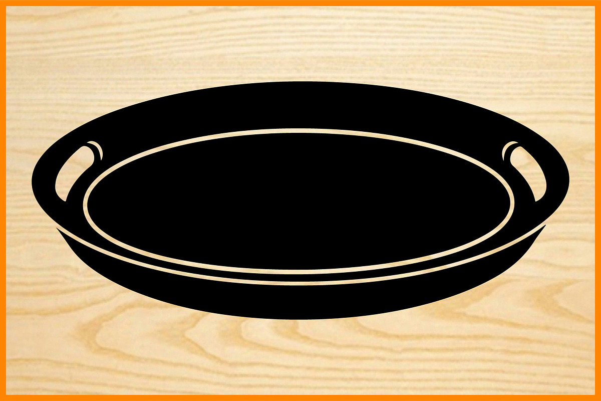 10 Vintage Serving Tray SVG Bundle, a Decorative Illustration by Artivon (Photo 4 of 4)