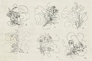 Bracquemond Flower Overlays, a Texture Graphic by Lilithcollageart (Thumbnail 10 of 10)