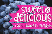 Garden Berries Handwritten Font, a Serif Font by Sabrina Schleiger Design (Thumbnail 3 of 6)