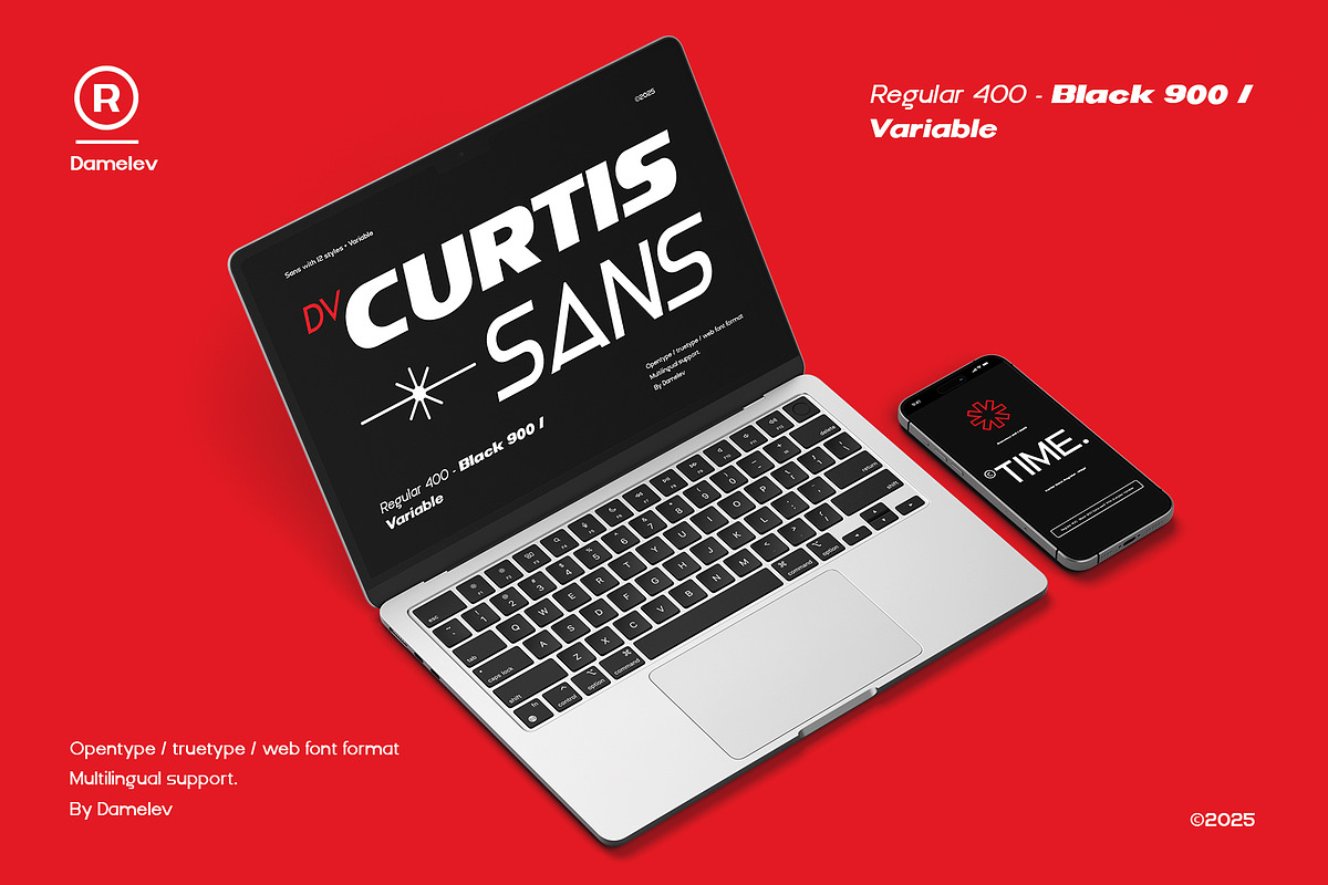 DV Curtis Sans, a Sans Serif Font by Damelev (Photo 6 of 18)