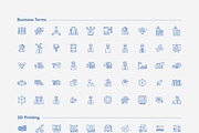 3300+ Line Icons, an Outline Icon by Chamedesign (Thumbnail 2 of 2)