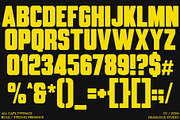 MAGNIFICIENT! HEADLINE FONT!, a Sans Serif Font by deadlock studio (Thumbnail 5 of 9)