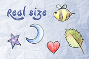Funny Characters Set for Kids, a Texture Illustration by WBS Design (Thumbnail 3 of 3)