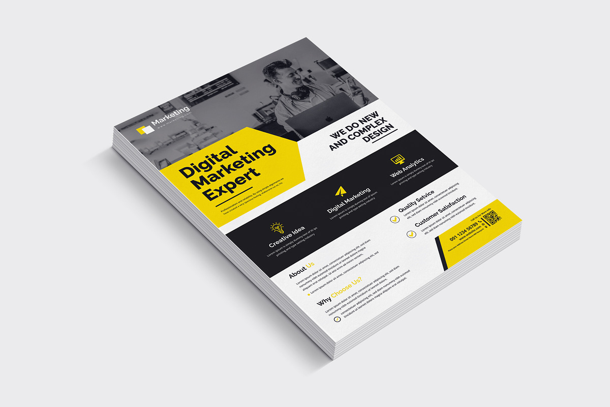 Corporate Business Flyer Template, a Flyer Template by creative-mint (Photo 4 of 4)
