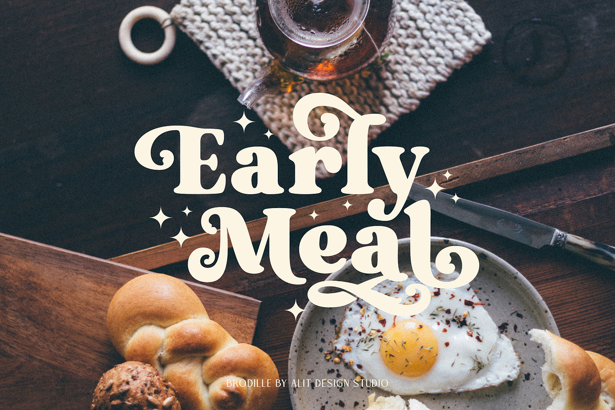 Brodille Typeface, a Font by alit design (Photo 9 of 15)
