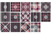 #29 Modern Seamless Plaid Patterns, a Pattern Graphic by Plaid4You (Thumbnail 2 of 9)