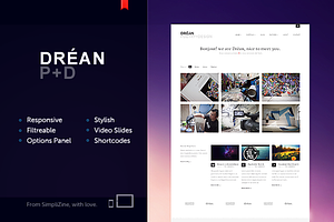 Dran Responsive Wordpress Portfolio