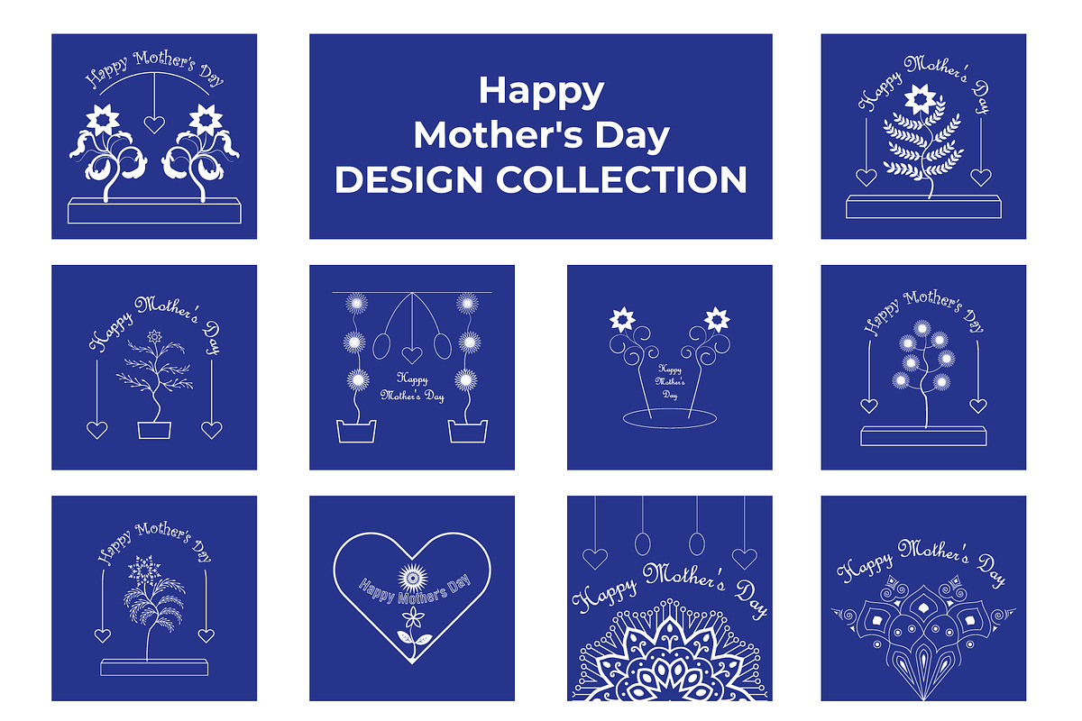 Happy Mother's Day Design Collection, a Background Graphic by Lakhan1998 (Photo 1 of 3)
