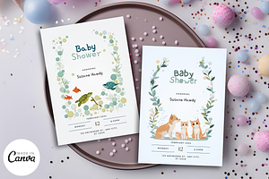 2 Canva Baby Shower Invitation