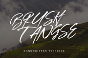 Brush Tangse, a Script Font by Raseuki (Thumbnail 1 of 8)