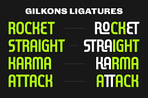 Gilkons Ligature Sans