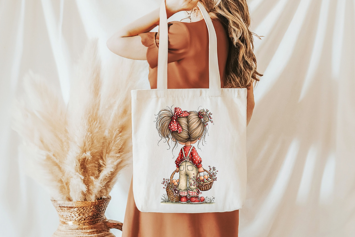 Watercolor coquette farm girl Clipar, an Illustration by Designworld (Photo 8 of 8)
