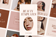 Beauty Social Media Templates, a Social Media Template by Kseniia_Design (Thumbnail 1 of 9)