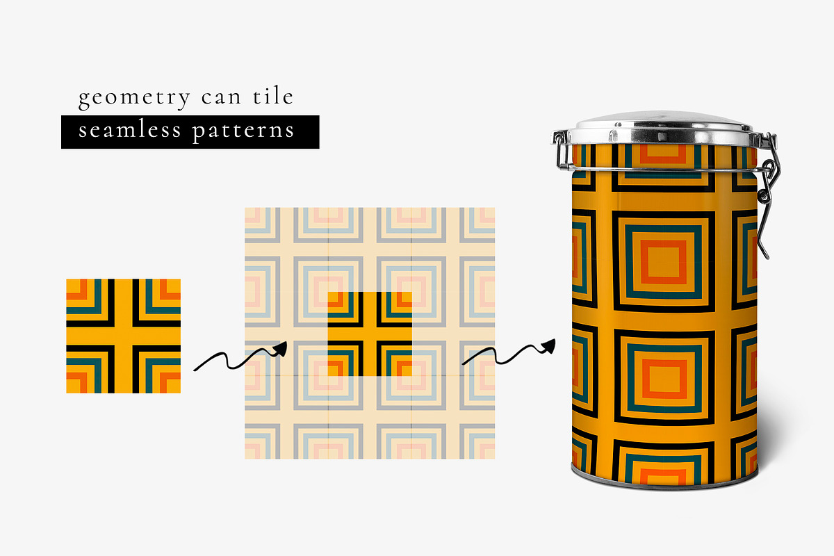 Geometric Shapes. Brush stamp, a Brush Add-On by Graphic Art (Photo 5 of 7)